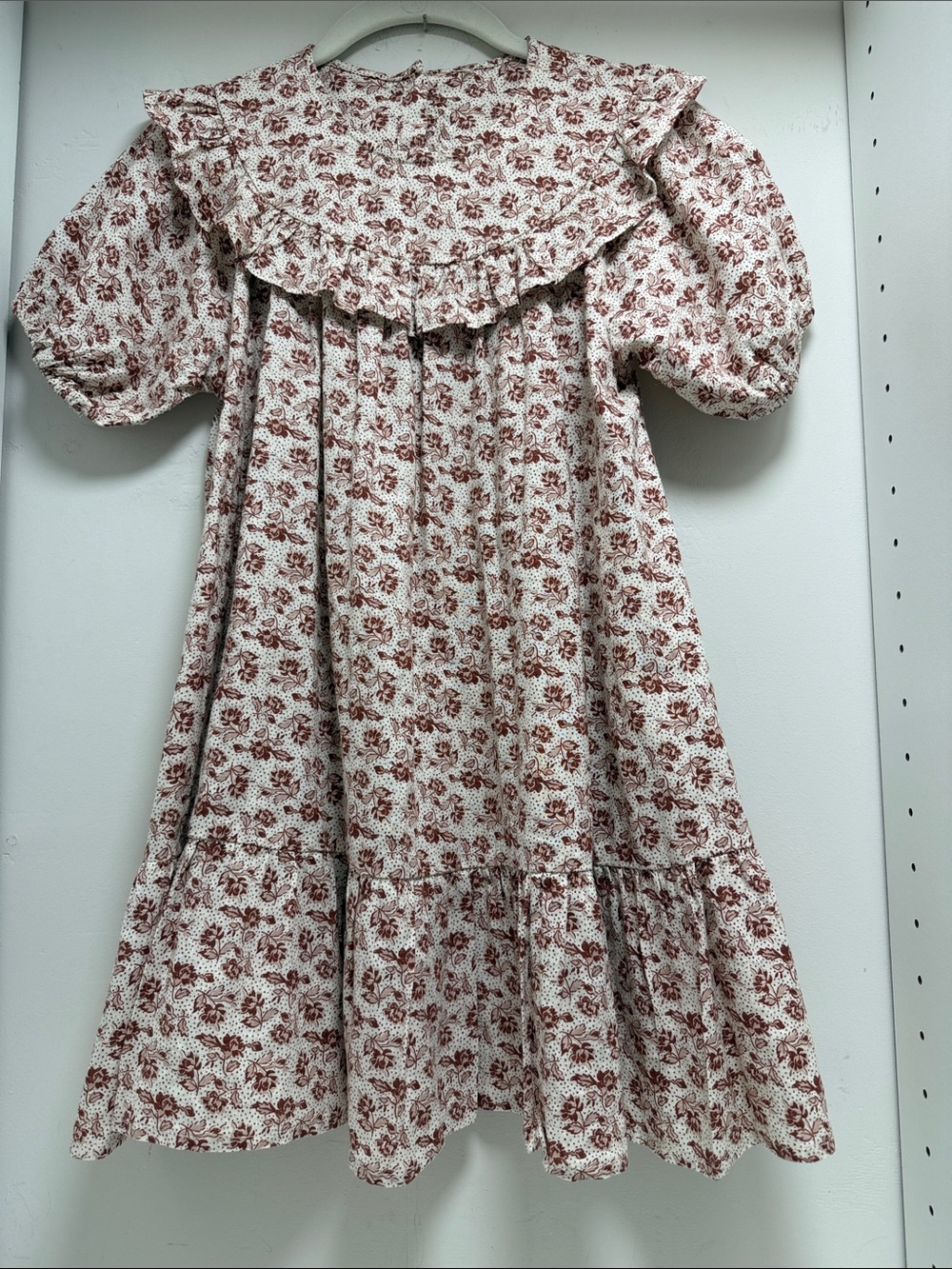 Rylee & Cru Ruffled Yoke sz 7 see measurements